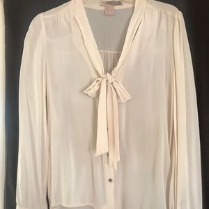 Bottom down Classy Cream Blouse